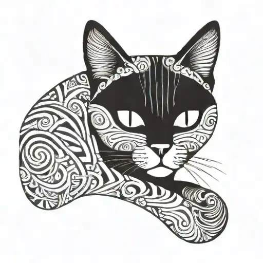 Cat With One Eye Closed