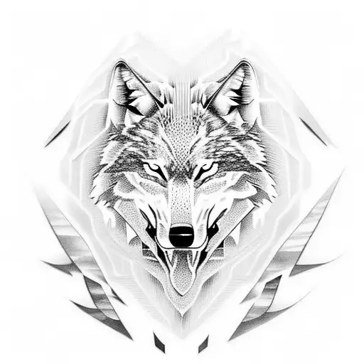 Fire Ice Wolf