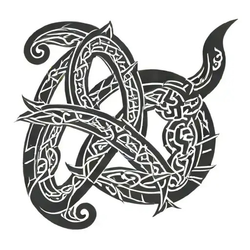 Ghita Written In Old Nordic Runes Intertwined