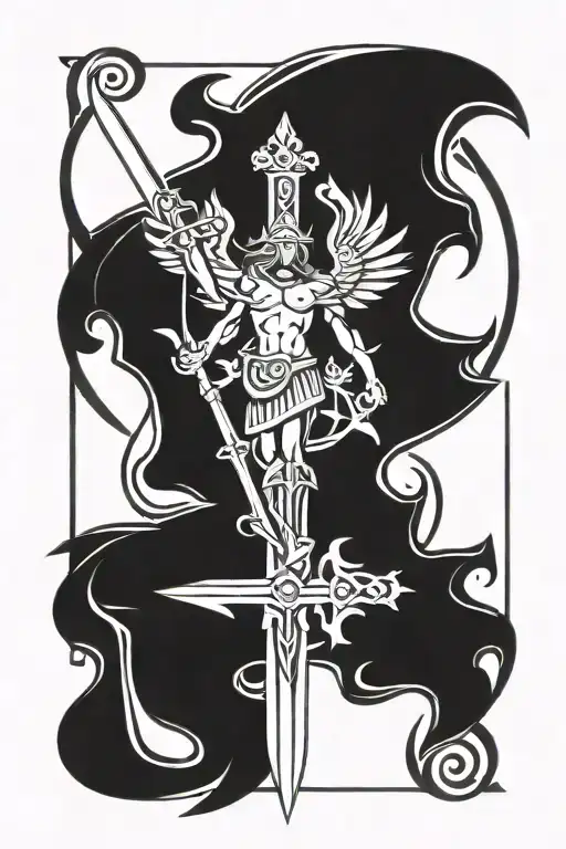 Saint Michael Sword And Shield