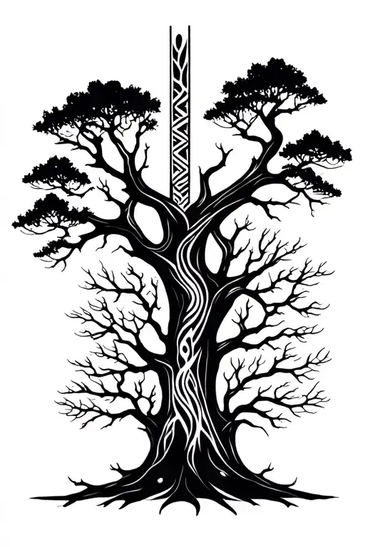 Lung Cancer Trees Background