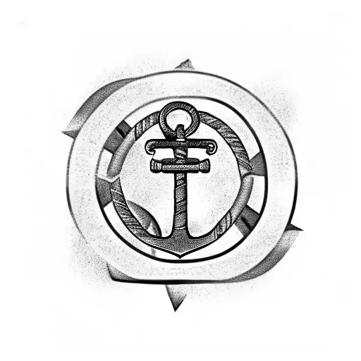 Stongray With Tail Wrapped Around Anchor