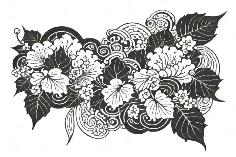 Cloud Japanese Leafs Cherry