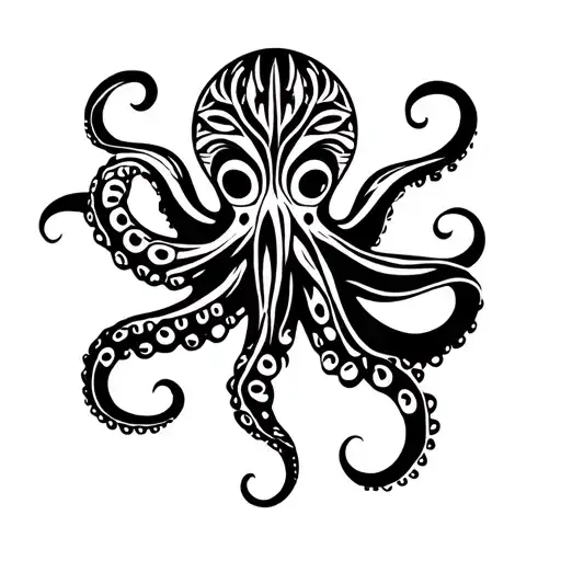 Octopus Tribal Hawaiian