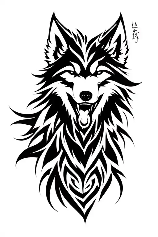 Aggressive Wolf Body