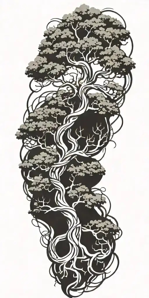 Twisted Intertwined Tree Intertwined