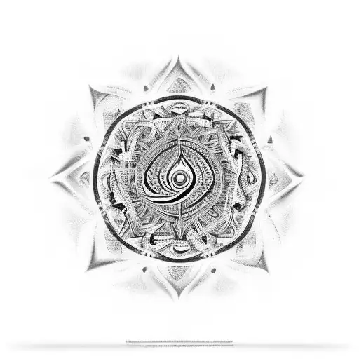 Ancient Indian Fractals With Modern Twist And Fire And Water