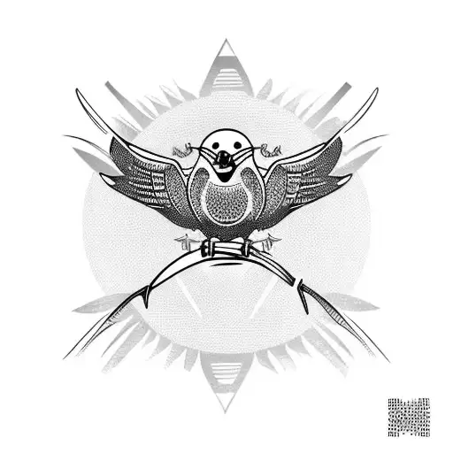 Hummig Bird In Fabonachi Ratio