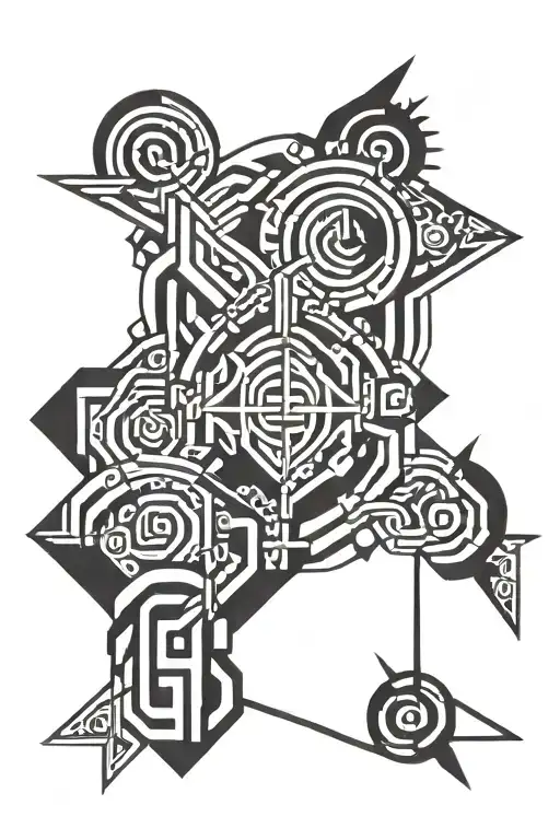 Chaotic Lines Connecting Different