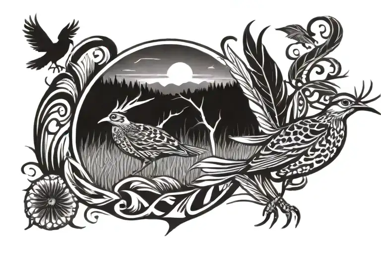 Hunting Scenes Woodcock