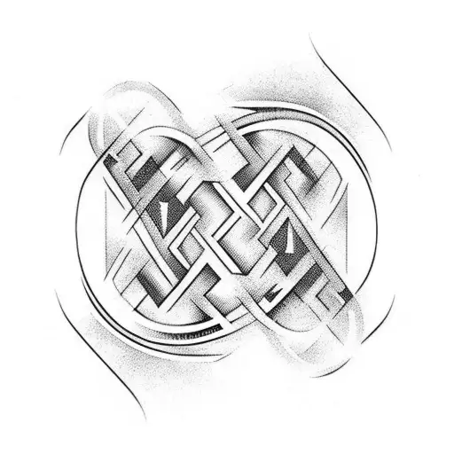 Neotribal Design On Bicep