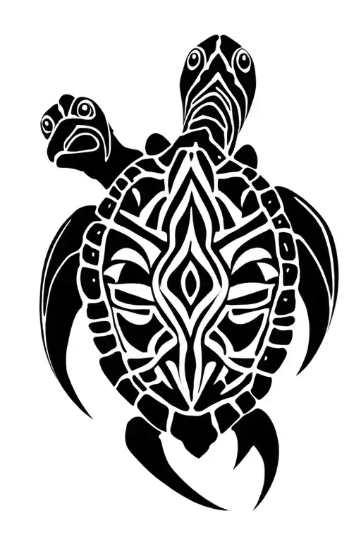 Turtle Tattoo That Represents Siblings 5