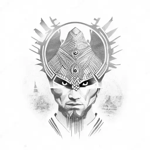 Warrior In Maountains