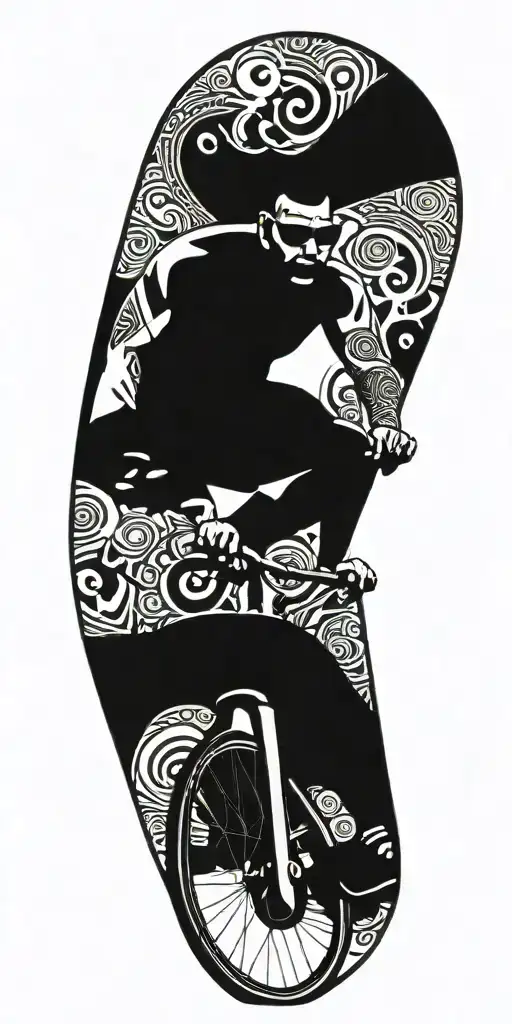 Mr Mike On A Bicycle