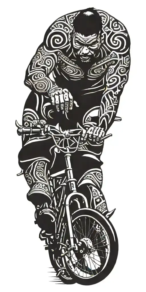 Mr Mike On A Bicycle