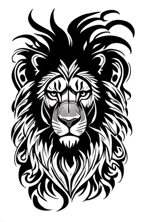 Lion Samoan Half Sleeve