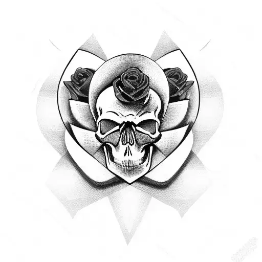 Skull And Roses