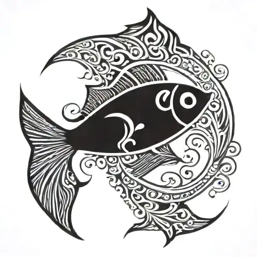 A Small Fish Swimming