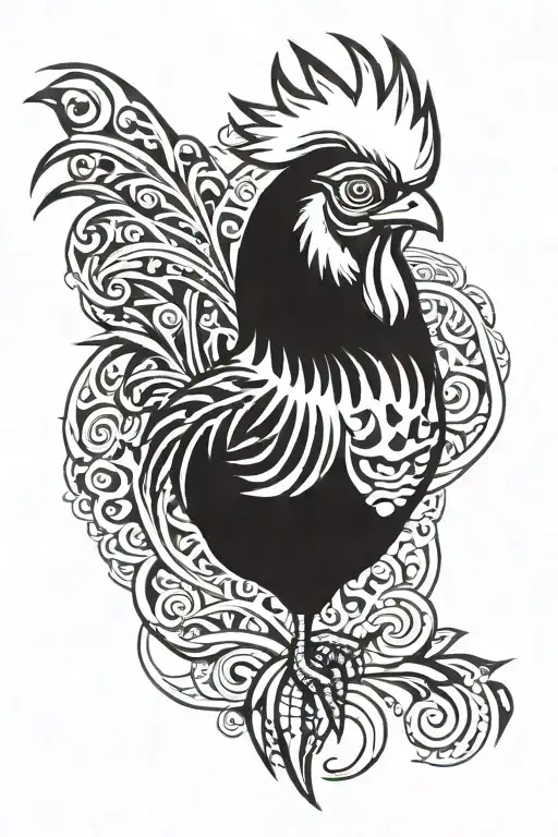 Rooster Arm Angry Bad