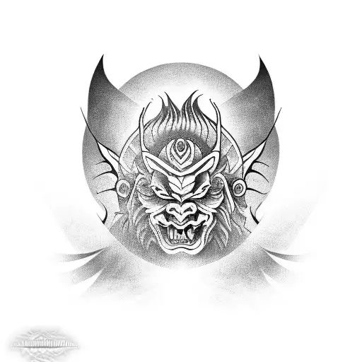 Yin And Yang Devil And Angel