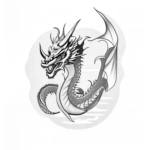 Dragon In The Shape Of An Eight