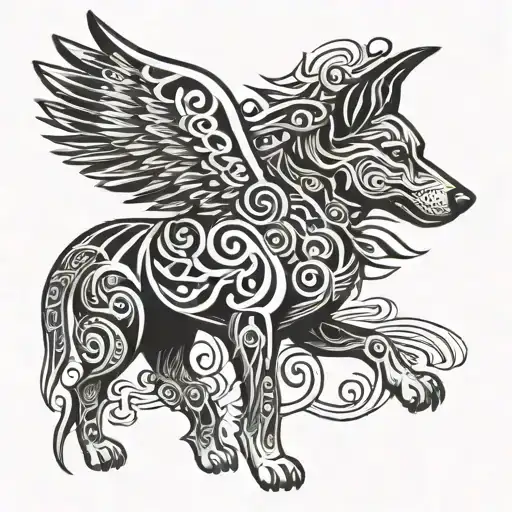 Archangel Dog Playing