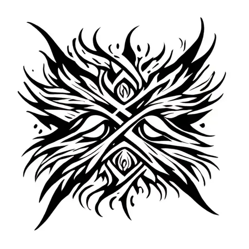 Ev With Some Fire Around It