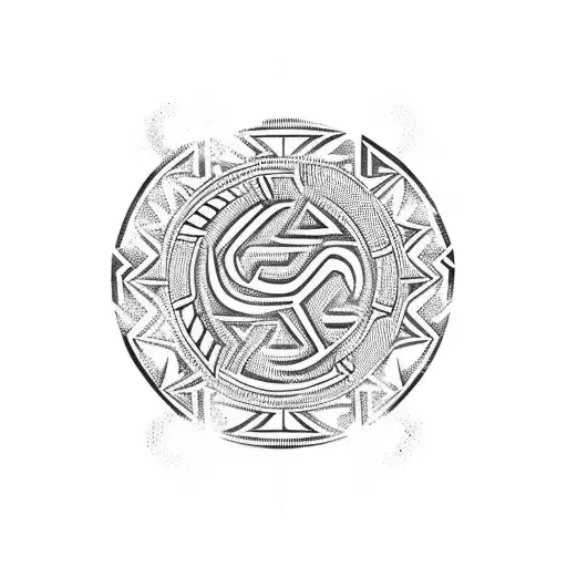 Taino Symbol Arm Sleeve