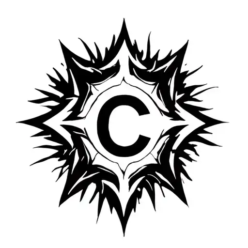 Star With Letter C