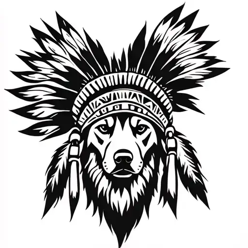 Dog Soldier Indian Headdress