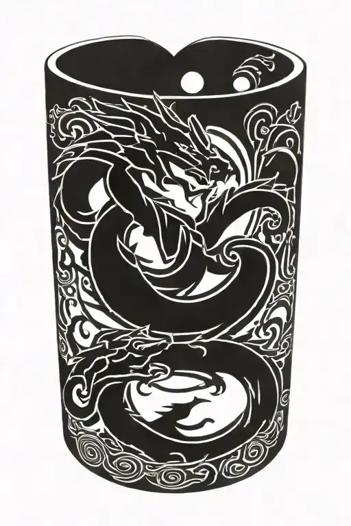 Bracelet With Dragon Moon