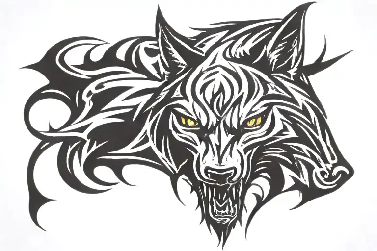 Demon Wolf Head