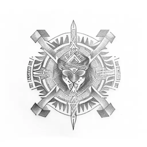 A Tattoo With A Special Symbol That Will Be Common In A Group Of Friends