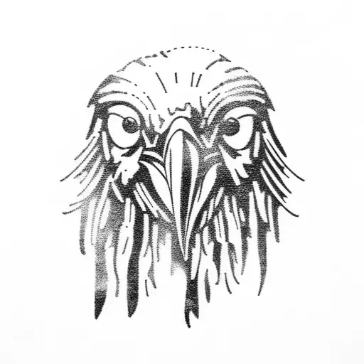 Raven Holding A Crow