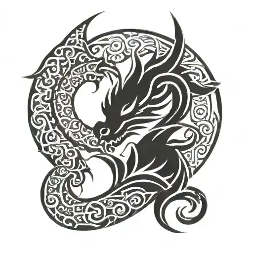 Bracelet With Dragon Moon