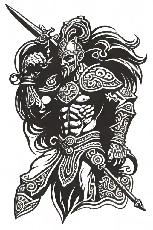 Sicilian Warrior Standing