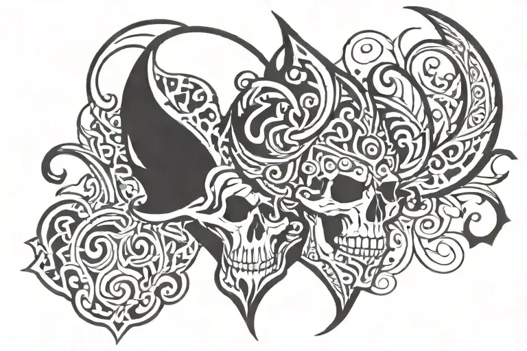 Fire And Skull