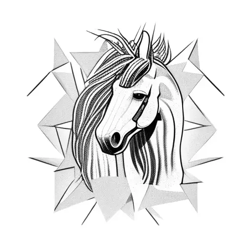 Horse Made Inside Out With Computer Circuitry