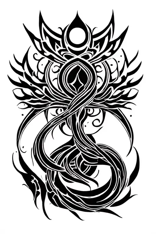 Goddess Symbol Intertwined
