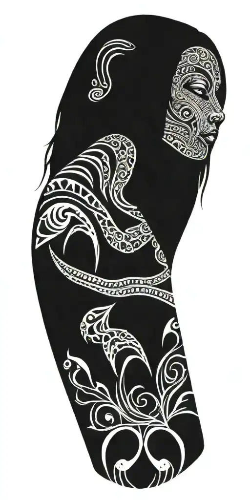 Scales And Young Girl Who Treat Man