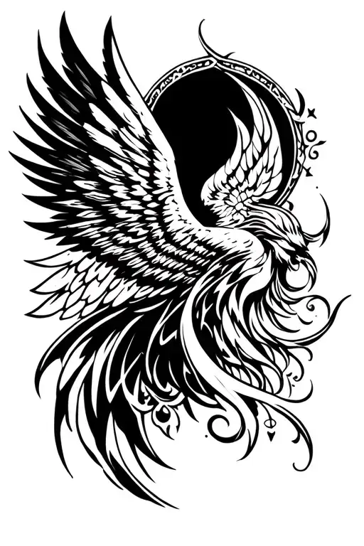 Biblical Archangel Half Sleeve