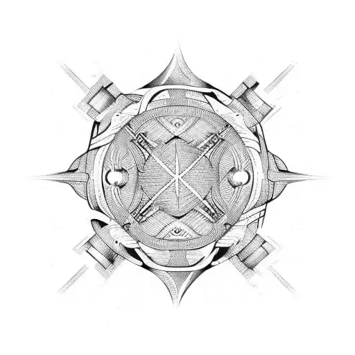 Lines Neotribal Cover Naval Under Breast Legs Hips