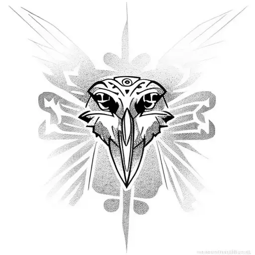 Raven With Open With