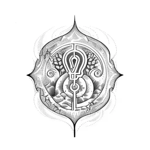 A Lost Key Transforming Into A Tranquil Oasis Surrounded By Nature