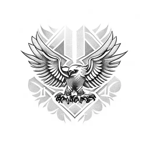 Eagle Big Wings Coat Of Arms