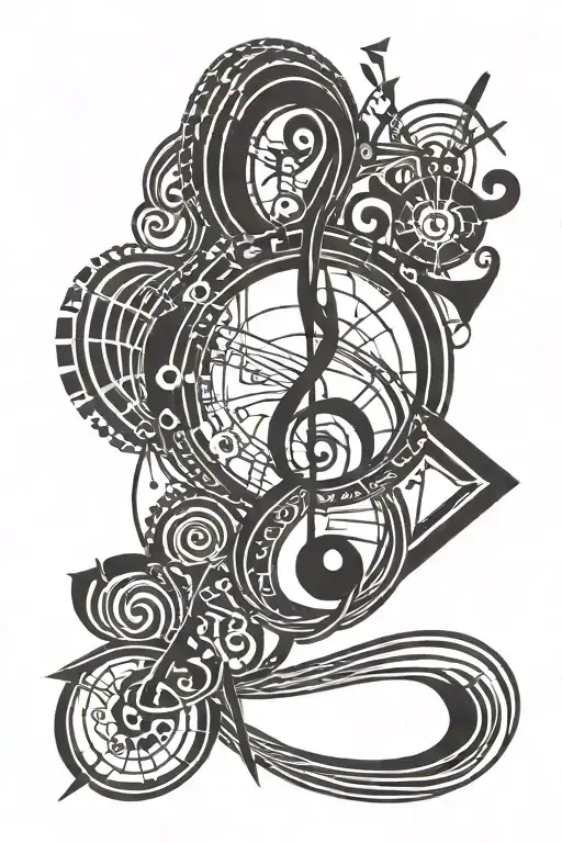 Roman Numerals Around Music