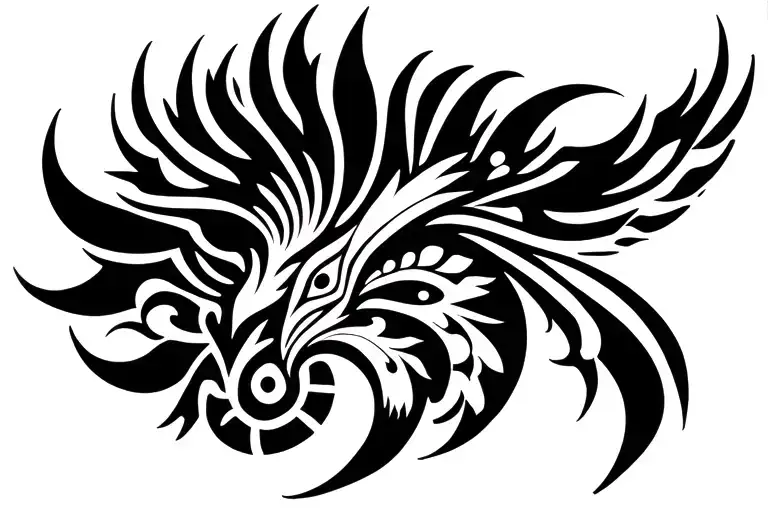 Phoenix Maori Tribal Patterns
