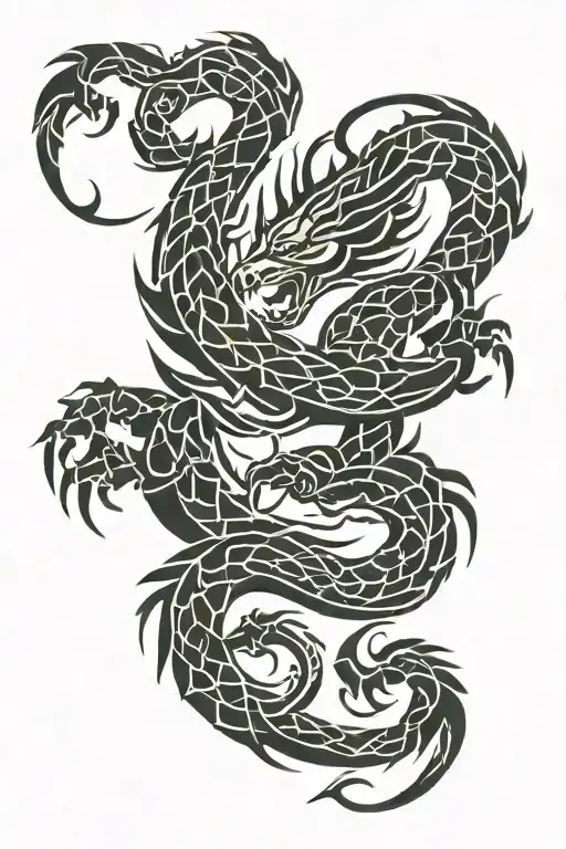 Scorpion With Dragon