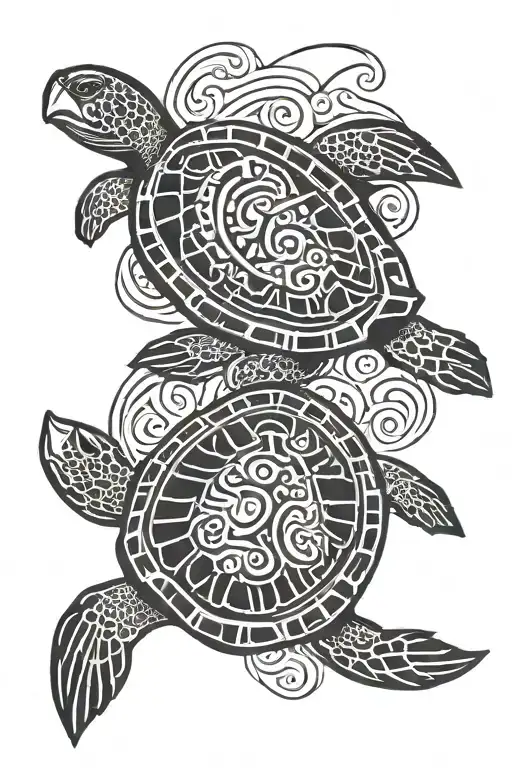 Turtle Swimming Gracefully