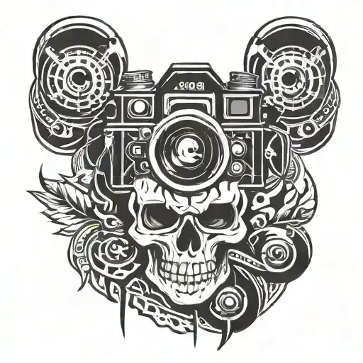 Skull And Camera
